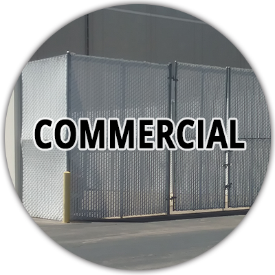 Commercial chainlink and iron fencing installation in West Denver and Lakewood